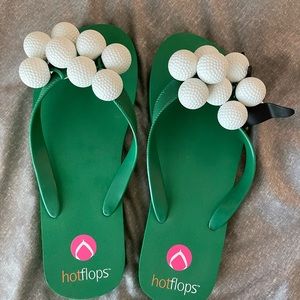 Golf themed flip flops / slippers